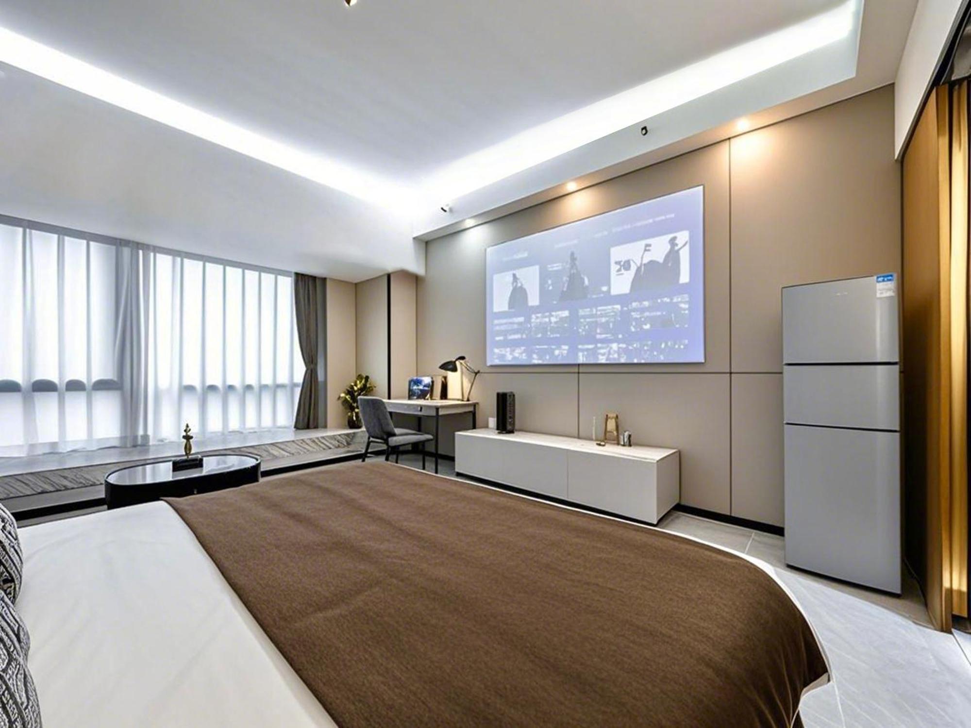 Yu Manju High-Floor Huge-Screen Audiovisual Hotel-Guangzhou Tower Zhujiang New Town Sports West Road Branch Exterior foto