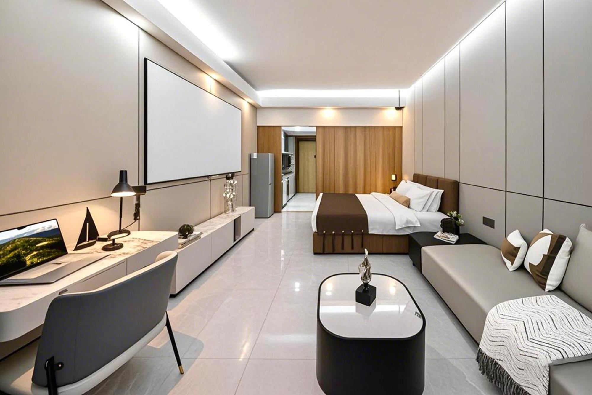 Yu Manju High-Floor Huge-Screen Audiovisual Hotel-Guangzhou Tower Zhujiang New Town Sports West Road Branch Exterior foto